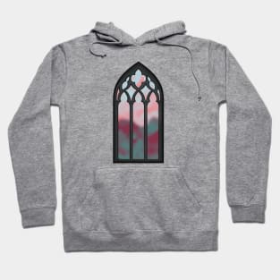 Gothic Fantasy Stained Glass Window Hoodie